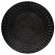 Antiqued Black Woven Look Plate #36993