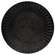 Antiqued Black Woven Look Plate