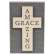 Amazing Grace Layered Wooden Cross Block #37025