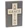 Amazing Grace Layered Wooden Cross Block