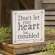Don't Let Your Heart Be Troubled Box Sign #37040