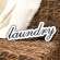 Laundry Black & White Metal Sign 65302