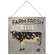 Farm Fresh Milk Gray Hanging Metal Sign #75045