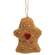 Beaded Gingerbread Fabric Ornament #CS38678