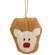 Beaded Reindeer Fabric Ornament