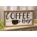 Coffee Bar Shiplap Look Framed Sign #36887