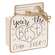 You're the Best Wooden Mason Jar Vase