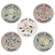 Grandma Love Mini Floral Plate, 5 Asstd.