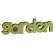 Garden Wooden Word Cutout Sitter #37069