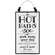 Hot Baths Sign with Beaded Hanger #37148