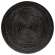 Antiqued Black Woven Look Spiral Plate #37151
