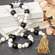 Gray & White Wooden Bead Garland, 32.5" 60417;