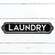 The Laundry Room Black Metal Sign 60451