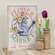 Flower Market Seeds Blooms Stems Metal Sign 60455;