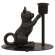 Playful Cat Iron Taper Candle Holder #65330