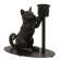 Playful Cat Iron Taper Candle Holder #65330