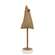 Green Ticking Stripe Tree on Base, 13"