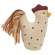 Mini Stuffed Polka Dot Chicken Sitter #CS38708