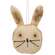 Grungy Stuffed Primitive Bunny Head Ornament