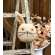 Grungy Stuffed Primitive Bunny Head Ornament #CS38720