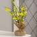 Yellow Tabletop Wildflowers w/Burlap Base 18291;