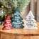 Christmas Carol Wooden Trees, 3/Set 36345;