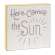 Here Comes the Sun Distressed Wooden Block Sign 36969