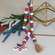 Red, White & Blue Flag Star Beaded Garland 37111