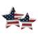 USA Flag Star Sitters, 2/Set 37121