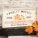 Harvest Market Open Daily Pumpkin Metal Frame Sign 65295;