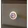 Boho Center Floral Black/White Metal Knob 65308;