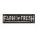 Farm Fresh Black Distressed Metal Sign 65315