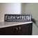 Farm Fresh Black Distressed Metal Sign 65315;