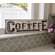Coffee White Distressed Metal Sign 65316;