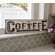 Coffee White Distressed Metal Sign 65316