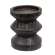 Black Wooden Pillar Candle Holder, 4.75" Tall 65332