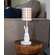 White Bunny Metal Pillar Candle Holder, 8.25" Tall 65333;