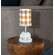 White Bunny Metal Pillar Candle Holder, 4.75" Tall 65334;
