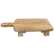 Rectangular Natural Wood Riser w/Jute Wrap Handle 70129