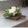Rectangular Natural Wood Riser w/Jute Wrap Handle 70129;
