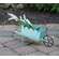 Blue Scalloped Metal Wheelbarrow 70133;