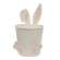 White Easter Bunny Metal Bucket 70135