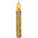 Burnt Ivory Taper Candle - 6" #84001