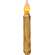 Burnt Ivory Taper Candle - 6"