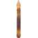 Burnt Mustard Taper Candle - 9" #84006