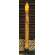 Burnt Ivory Taper Candle - 11" #84009