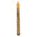 Burnt Ivory Taper Candle - 11" #84009