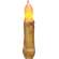 Burnt Ivory Taper Candle- 4"