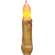 Burnt Ivory Taper Candle- 4" #84019