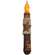 Burlap Star Taper in Burnt Mustard - 6"